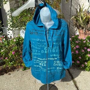 Womens Harley Davidson Zipper Hoodie Size Medium NEW with tags